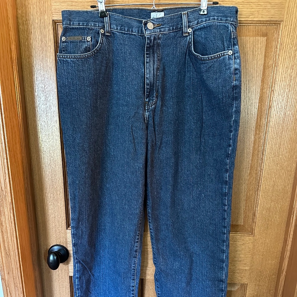 Calvin Klein Straight Leg Blue Jeans.  Size 16 x 32.